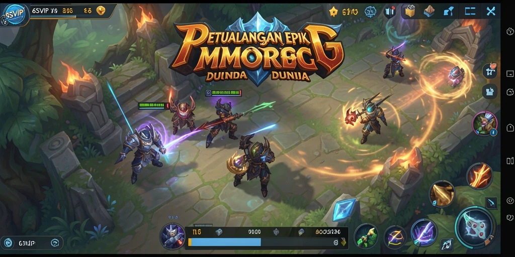 Tangkapan layar gameplay klasik 6SVIP yang menunjukkan aksi pertarungan yang seru.