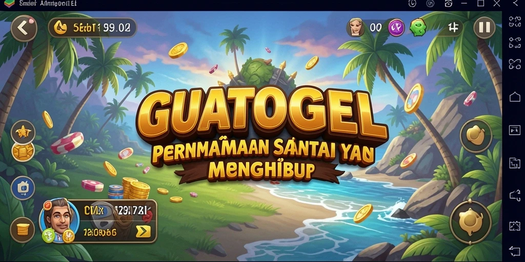 Screenshot gameplay GUATOGEL yang menampilkan aksi seru dan santai.