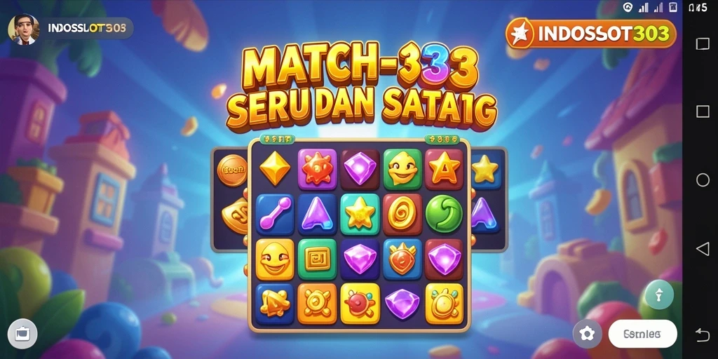 Gameplay seru INDOSLOT303 dengan elemen warna-warni.