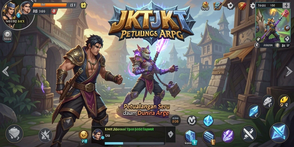 Gameplay ARPG JKTJKT yang mendebarkan dan menantang.