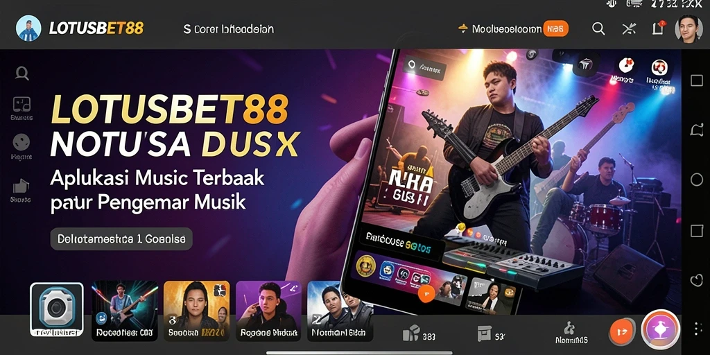 Screenshot dari gameplay LOTUSBET88 menampilkan tantangan musik yang seru.