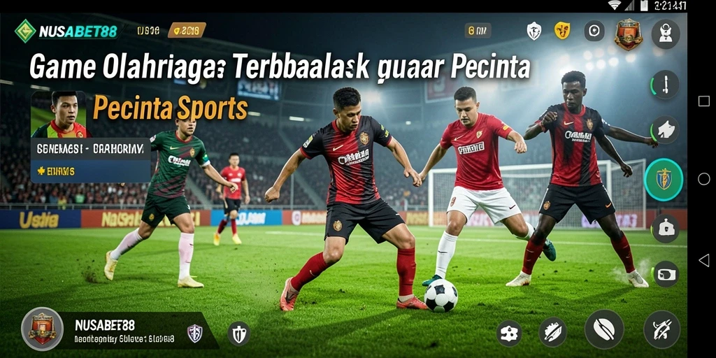 Screenshot NUSABET88 yang menampilkan gameplay seru dalam olahraga.